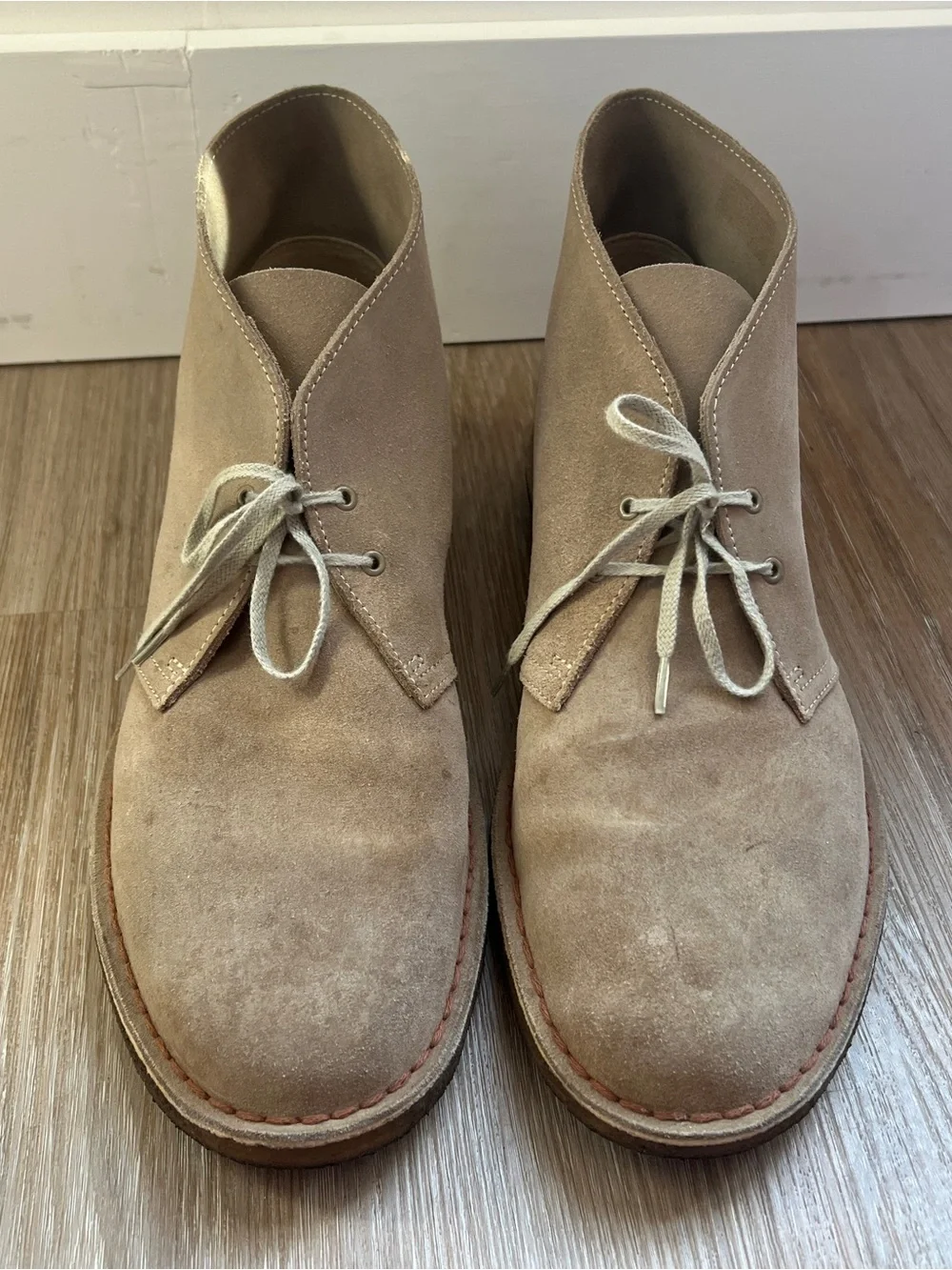 Clarks Originals Desert Boot Suede Taupe Chukka Boots Men’s 13 beige tan shoe